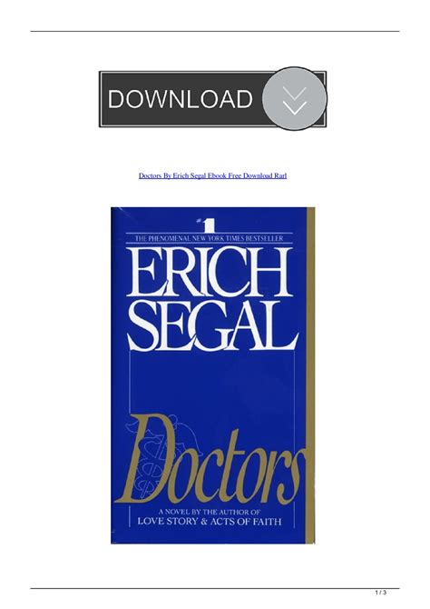 erich segal novels free download.